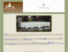 Tablet Screenshot of clover-springs.org